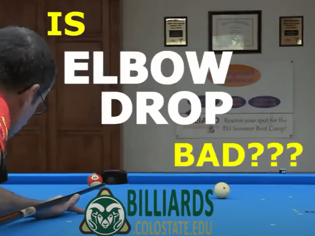 dr dave billiards elbow drop bad